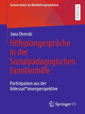 cover image of Hilfeplangespräche in der Sozialpädagogischen Familienhilfe